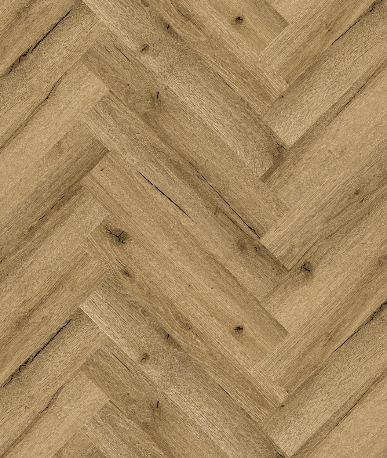 Mediterranean Oak - SPC - Herringbone