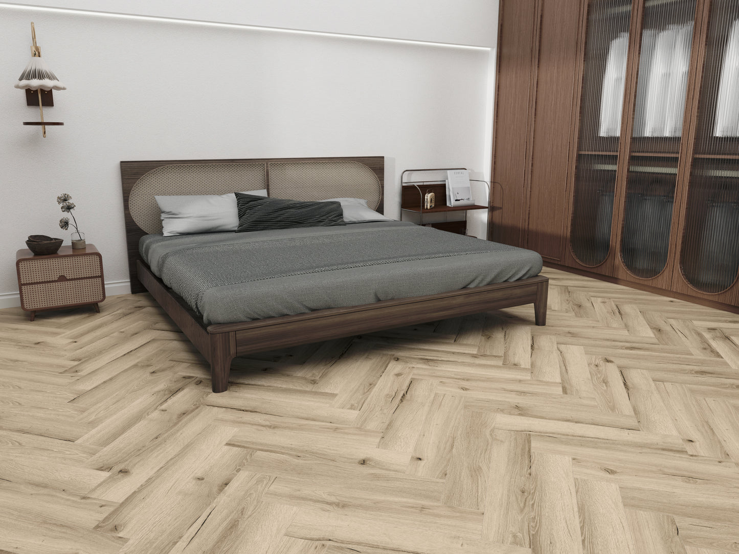 Pacific Beige - SPC - Herringbone