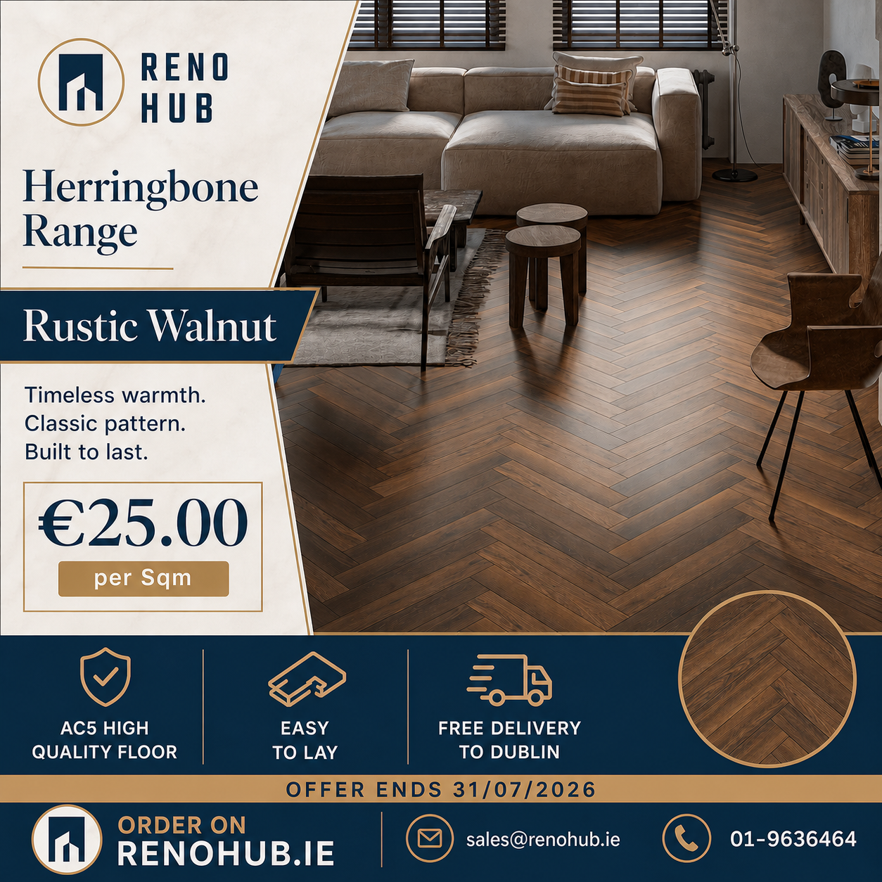 Herringbone Sample Pack - Free Delivery