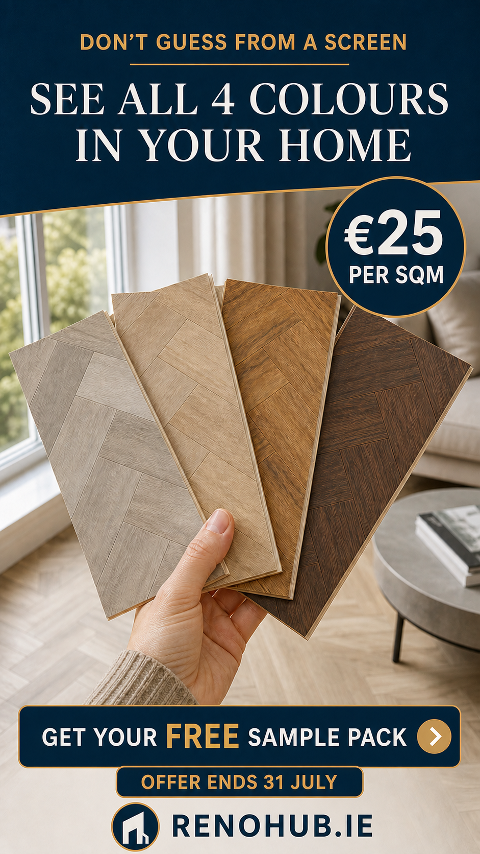 Herringbone Sample Pack - Free Delivery