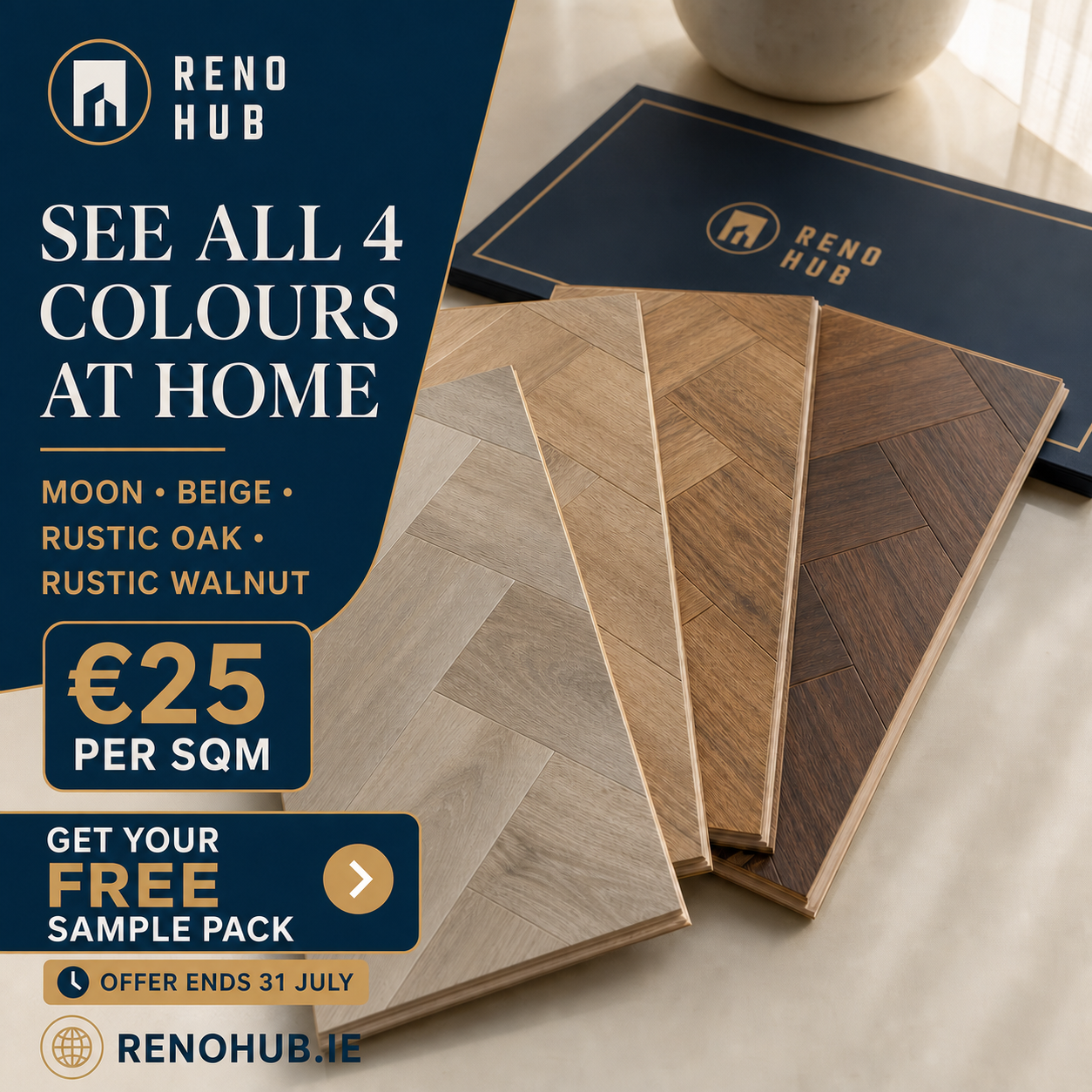 Herringbone Sample Pack - Free Delivery